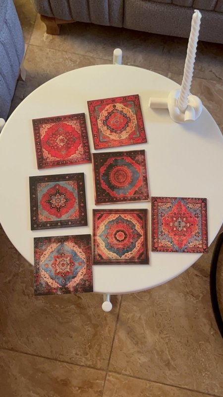 كوستر خشب (السعر للقطعة)
