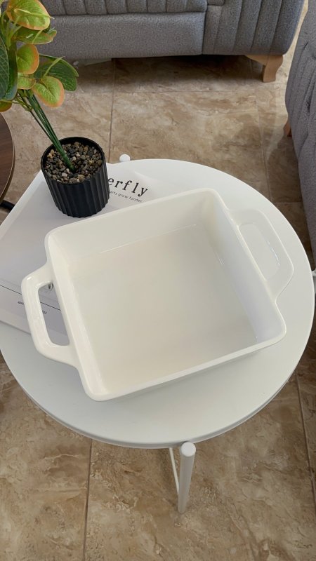 صحن بايركس كبير يوضع بالفرن